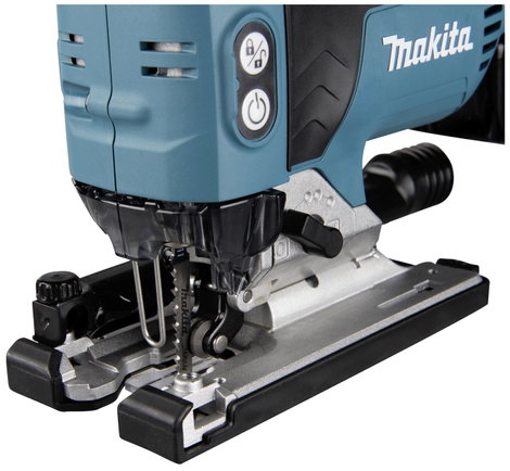 Makita Akkus asztali fűrész DJV181RTJ akkuval, Töltővel, Hordtáskával 18 V 5.0 Ah 14. kép