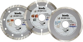 kwb 797080 Gyémánt bevonatú vágótárcsa Ø 115 mm Furat átmérő 22 mm 3 db