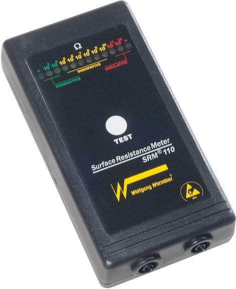 Wolfgang Warmbier SRM®110 ESD tesztelő készlék készlet Felületi ellenállás, Levezető ellenállás Táro 2. kép