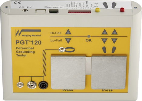 ESD tesztelő készlet földelő talp alátéttel, Wolfgang Warmbier PGT®120 2. kép