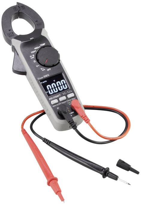 Digitális lakatfogó és multiméter CAT III 600 V, 6000 digit, VOLTCRAFT VC-524 4. kép