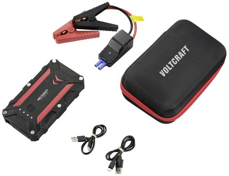 Autós gyorsindító 400 A, 2 db USB alj, IP68, Voltcraft VC-JS-800A-WP VC-14064700 9. kép