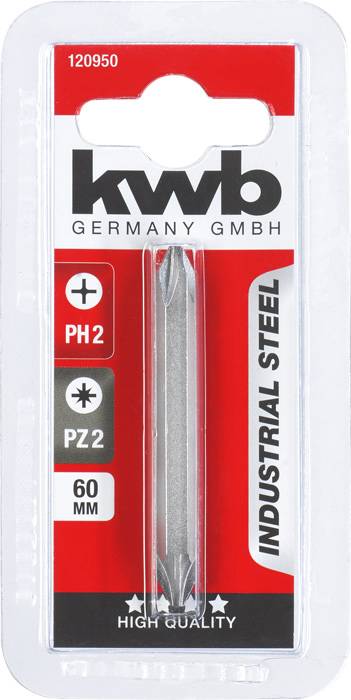kwb 120950 Kereszthornyú bit 2 darab 2. kép