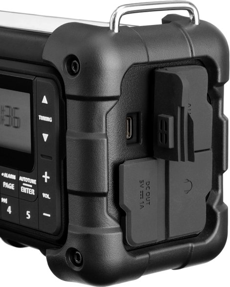 Sangean MMR-99 Kültéri rádió DAB+, DAB, URH Vészhelyzeti rádió, Bluetooth® Napelem, Fröccsenő víz el 5. kép
