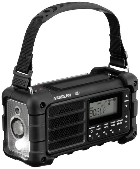 Sangean MMR-99 Kültéri rádió DAB+, DAB, URH Vészhelyzeti rádió, Bluetooth® Napelem, Fröccsenő víz el 8. kép