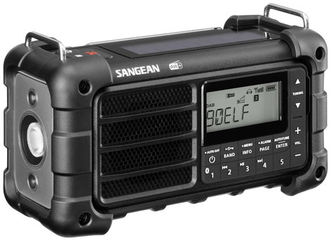 Sangean MMR-99 Kültéri rádió DAB+, DAB, URH Vészhelyzeti rádió, Bluetooth® Napelem, Fröccsenő víz el 9. kép