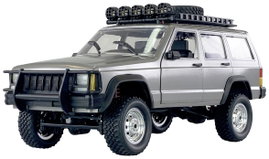 Amewi JC-X12 Scale Ezüst Brushed 1:12 RC modellautó Elektro Terepjáró 4WD RtR 2,4 GHz Akkuval és töl