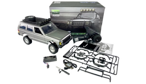 Amewi JC-X12 Scale Ezüst Brushed 1:12 RC modellautó Elektro Terepjáró 4WD RtR 2,4 GHz Akkuval és töl 2. kép