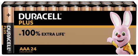 Duracell Mikroelem Plus Power Alkáli mangán 1.5 V 24 db