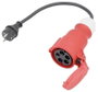 AS Schwabe 61371 Áram Átalakító kábel 16 A Fekete 0.3 m H07RN-F 3G 2,5 mm² 2. bélyegkép