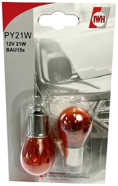 IWH 01360 Jelző fényforrás P21W 21 W 12 V 2. kép