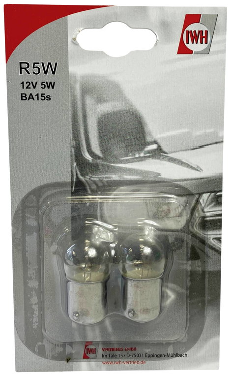 IWH 019362 Jelző fényforrás R5W 5 W 12 V 2. kép
