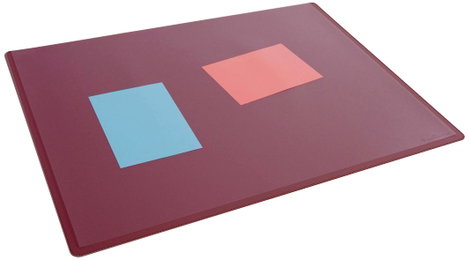 Durable 722203 Asztali alátét Piros, Átlátszó (Sz x Ma) 530 mm x 400 mm 2. kép
