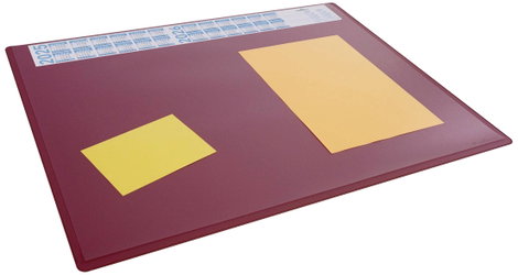Durable 722303 Asztali alátét 4 éves naptár Piros, Átlátszó (Sz x Ma) 650 mm x 500 mm 2. kép