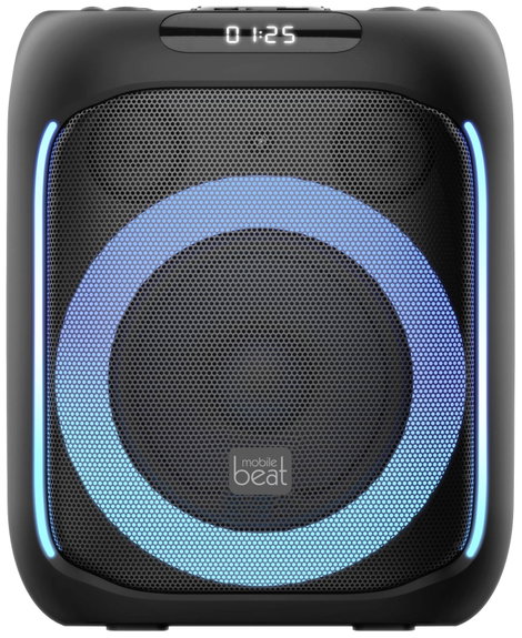 Mobile Beat SB-TWS 100 BT Bluetooth hangfal AUX, USB Fekete 2. kép