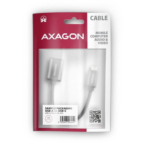 AXAGON USB-C® Átalakító [1x USB-C® dugó - 1x USB 3.2 Gen 1 A alj] RUCM-AFAC 2. kép