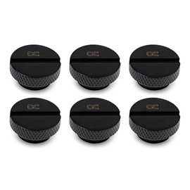 Alphacool Eiszapfen Verschlussschraube G1/4, schwarz Vízhűtés fitting
