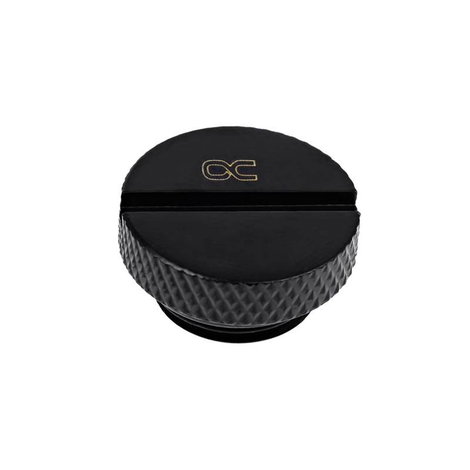 Alphacool Eiszapfen Verschlussschraube G1/4, schwarz Vízhűtés fitting 2. kép