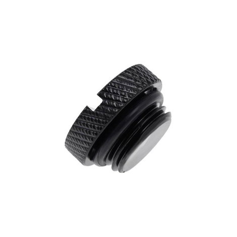 Alphacool Eiszapfen Verschlussschraube G1/4, schwarz Vízhűtés fitting 4. kép
