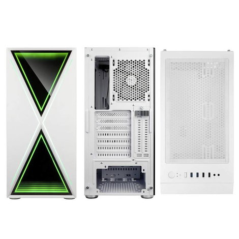Kolink Void X ARGB Számítógép ház, Gaming doboz Fehér 4. kép