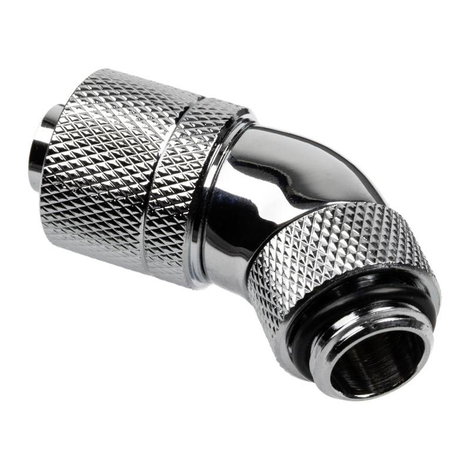 Alphacool HF Anschluss 45 Grad G1/4 Zoll AG auf 13/10mm Vízhűtés sarokösszekötő