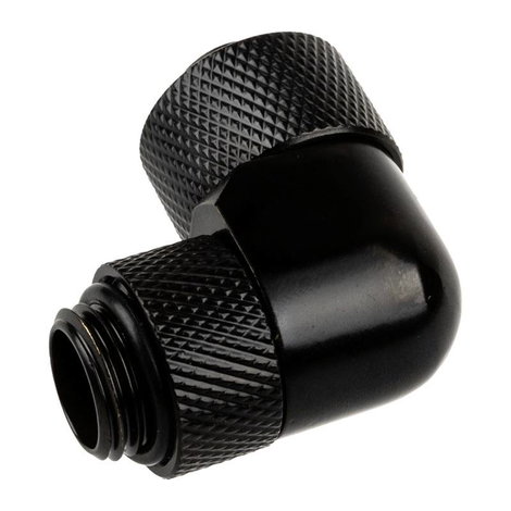 Alphacool Eiszapfen Anschluss 90 Grad G1/4 Zoll AG auf 13/10mm Vízhűtés sarokösszekötő 2. kép
