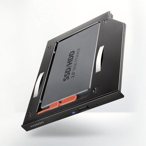AXAGON RSS-CD09 6,35 cm-es (2,5) merevlemez keret 2.5 coll SATA 6 Gb/s 2. kép