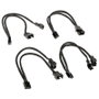 Akasa PWM Lüftersplitter, 4er Pack PC fan controller Fekete bélyegkép