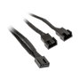Akasa PWM Lüftersplitter, 4er Pack PC fan controller Fekete 2. bélyegkép