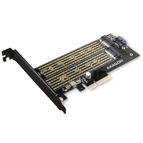 AXAGON PCEM2-D PCI Express kártya PCIe Alkalmas: M.2 PCIe NVMe SSD 3. kép