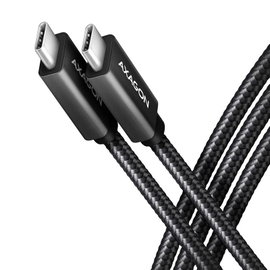 AXAGON BUCM32-CM20AB Csatlakozókábel USB Fekete 20.00 m