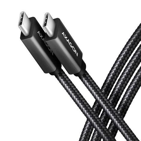 AXAGON BUCM32-CM20AB Csatlakozókábel USB Fekete 20.00 m