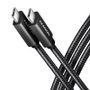 AXAGON BUCM32-CM20AB Csatlakozókábel USB Fekete 20.00 m bélyegkép