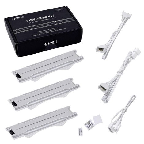 Lian Li UNI FAN P28 Side ARGB Strip P28ARGB-W LED csík Dugóval RGB 3 db