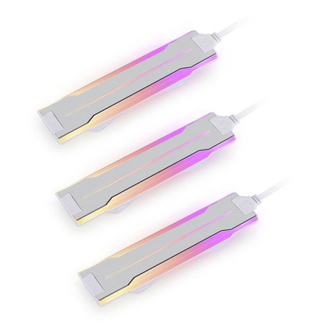 Lian Li UNI FAN P28 Side ARGB Strip P28ARGB-W LED csík Dugóval RGB 3 db 3. kép