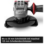 Einhell TP-AG 18/125 CE Q Li - Solo Power X-Change Professional 4431155 Akkus sarokcsiszoló 125 mm 1 5. bélyegkép
