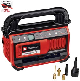 Einhell 4020430 Akkus kompresszor PRESSITO 18/25 Power X-Change 11 bar Digitális kijelző