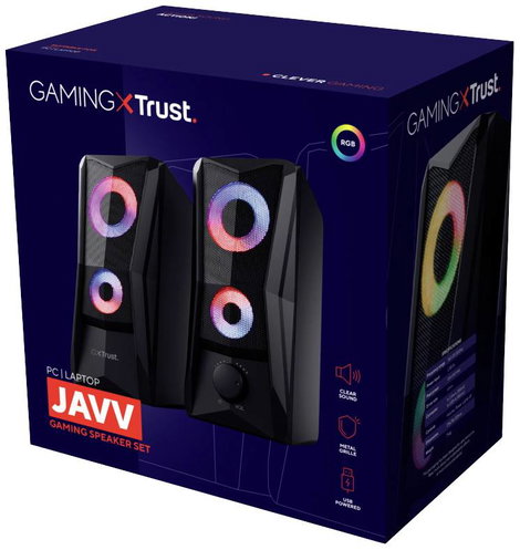 Trust GXT606B JAVV RGB Számítógép hangszóró Vezetékes 12 W Fekete 5. kép