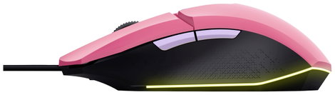 Trust GXT109P FELOX Gamer egér Vezetékes Optikai Rózsaszín 6 Gombok 6400 dpi Világít 5. kép