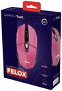 Trust GXT109P FELOX Gamer egér Vezetékes Optikai Rózsaszín 6 Gombok 6400 dpi Világít 6. bélyegkép