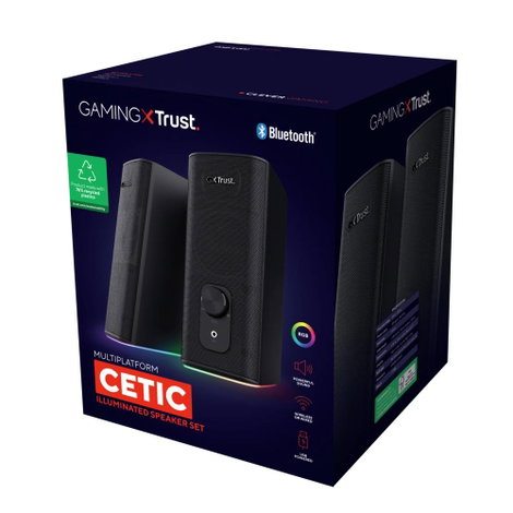 Trust GXT612 CETIC BT Számítógép hangszóró Vezetékes Fekete 6. kép