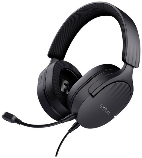 Trust GXT 489 Fayzo Gamer Over Ear headset Vezetékes Stereo Fekete 3. kép
