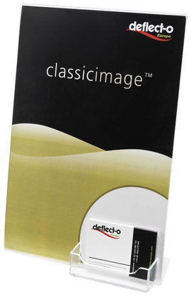Deflecto 770301 Prospektustartó DIN A4, álló 1 db (Sz x Ma x Mé) 220 x 305 x 95 mm