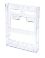 Deflecto 772001 Prospektustartó Átlátszó DIN A4, álló 1 db (Sz x Ma x Mé) 228 x 285 x 50 mm bélyegkép