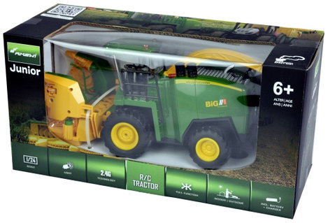 Amewi 1:24 RC kezdő funkcionális modell Mezőgazdasági jármű Akkuval és töltőkábellel 6. kép