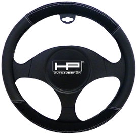 HP Autozubehör Kormányvédő (Ø x Ma) 39 cm x 4 cm Velúr, Műbőr Fekete 37 - 39 cm