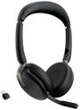 Jabra Evolve2 65 Flex Link380c UC Számítógép On Ear headset Bluetooth® Stereo Fekete Noise Cancellin bélyegkép
