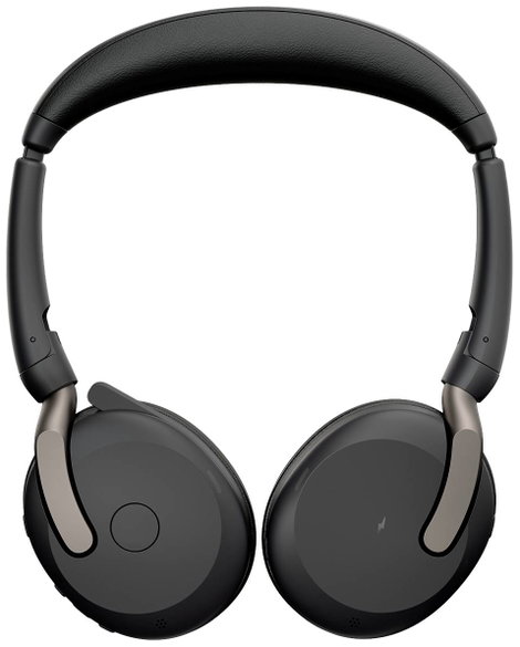 Jabra Evolve2 65 Flex Link380c UC Számítógép On Ear headset Bluetooth® Stereo Fekete Noise Cancellin 2. kép