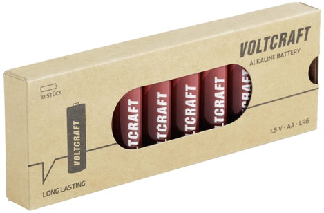 Ipari Alkáli mangán ceruzaelem készlet 3000 mAh 1.5 V 10 db, VOLTCRAFT Industrial LR6 3. kép