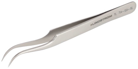 Lindström TL 7A-SA-SL Precíziós csipesz 7 Hegyes, ívelt 120 mm